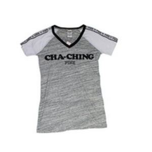 *5A540   VS  PINK Cha Ching Sequined T-SHIRT
